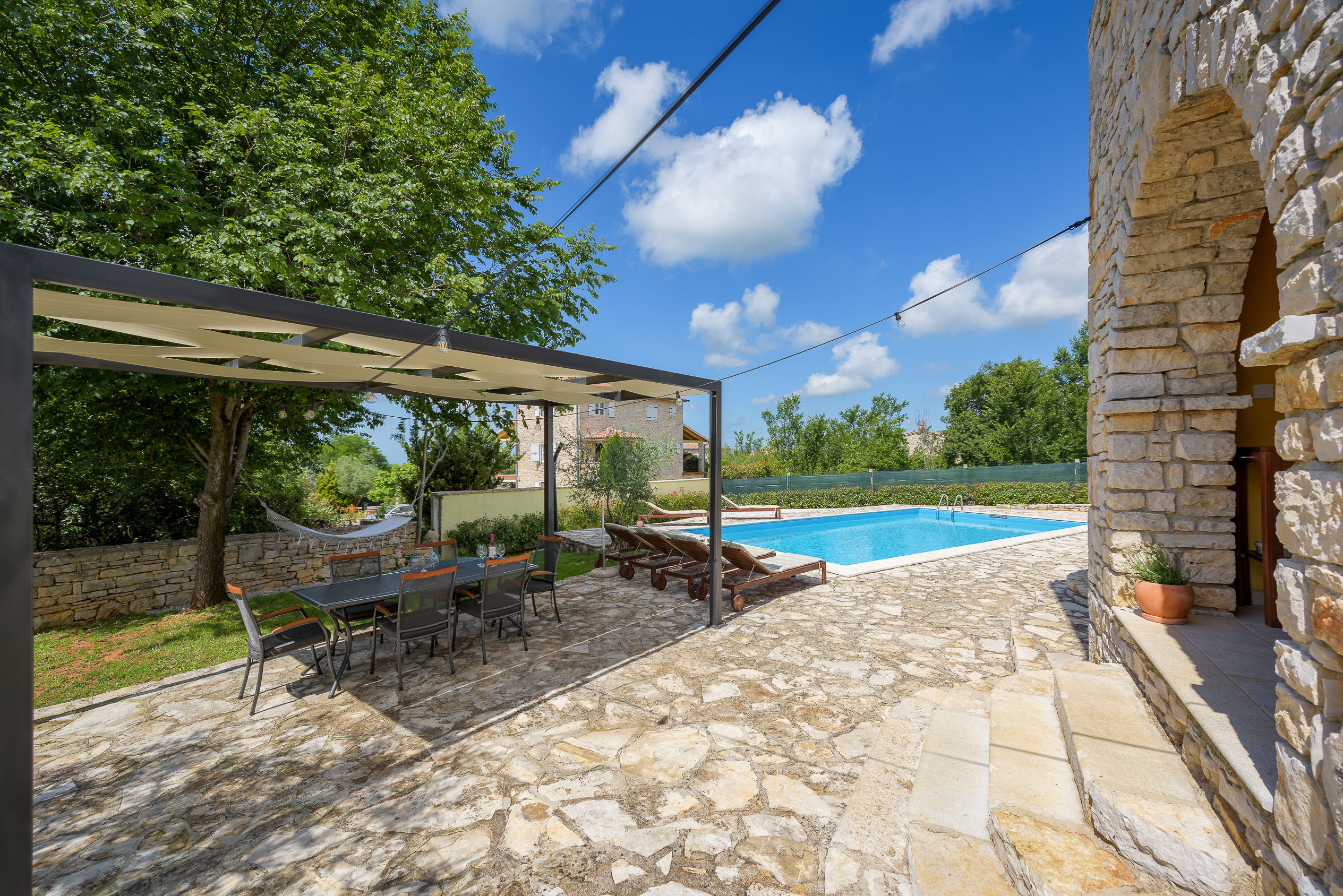 Villa Rovo outdoor pool area
