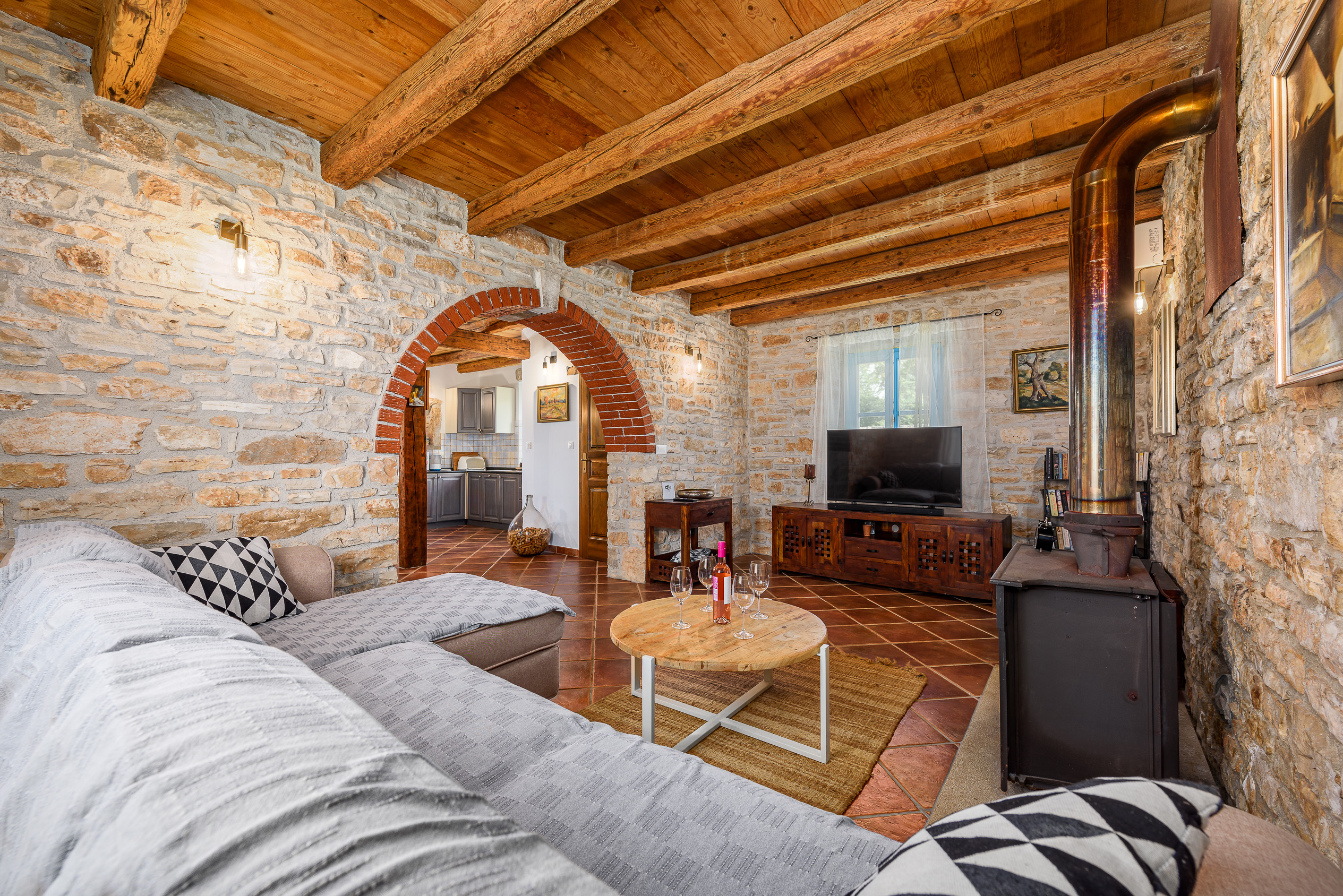 Villa Rovo living room